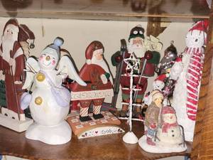lot 375 image: Collection of Holiday-Themed Figurines