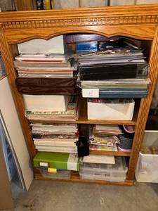 lot 398 image: Extensive Collection of Scrapbook Supplies and Crafting Materials