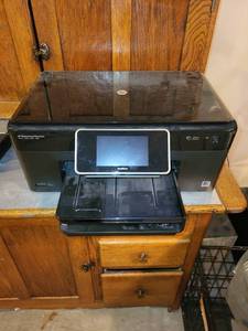 lot 405 image: HP TouchSmart Printer with 62XL Ink and Power Adapter