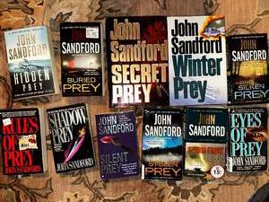 lot 444 image: Collection of 10 John Sandford Prey Series Paperbacks