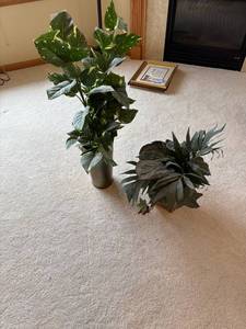 lot 47 image: Pair of Artificial Decorative Potted Plants