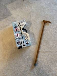 lot 103 image: Campbell Posture Cane with Ergonomic Grip Handle
