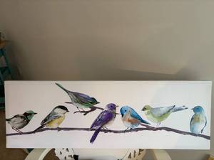 lot 164 image: 3-Piece Bird and Nest Artwork Collection by Ron Crouser