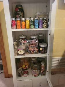 lot 241 image: Extensive Sewing and Button Collection with Storage