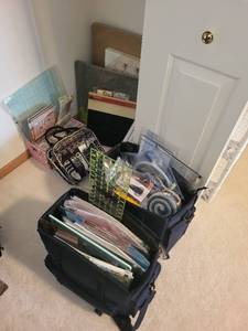 lot 248 image: Comprehensive Quilting and Embroidery Craft Supplies Set