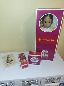 lot 272 image: American Girl Doll Set Julie Albright, Kirsten Larson & Accessories