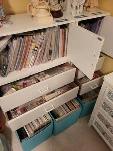 lot 288 image: Massive Collection of Scrapbooking and Cardmaking Supplies