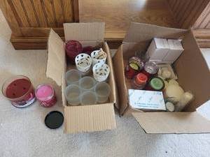 lot 309 image: Collection of Scented Candles and Votive Holders