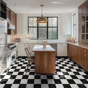 25 Boxes of MSI Nero Carrara Chextile 17 in. x 17 in. Matte Porcelain Checkered Floor and Wall Tile (14.07 sq. ft./Case) Customer Returns See Pictures