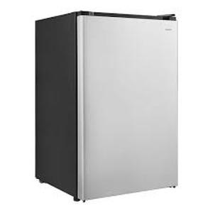lot 2 image: Vissani 4.3 cu. ft. Mini Refrigerator in Stainless Steel Customer Returns See Pictures