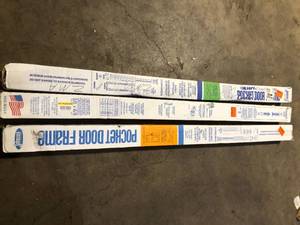 lot 22 image: Lot of Pocket Door Frame Customer Returns See Pictures