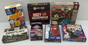 lot 93 image: Misc. Boardgames & More Including Merge Cube, Hunt A Killer & More