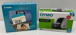 lot 110 image: Cannon Selphy CP760 & Dymo Label Writer