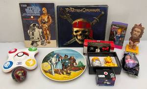lot 112 image: Misc. Collectibles Including Disney, Star Wars, Wizard Of OZ & More