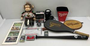 lot 120 image: Misc. Minnesota Wild Collectibles & Vintage Sporting Good Items