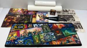 lot 20 image: Misc. BLIZZARD Collectibles Pins And More Including Autographed Posters, Hearthstone & More
