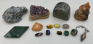 lot 35 image: Misc. Collectible Stones & More