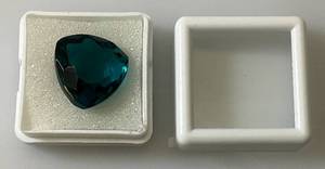 lot 42 image: 15.40 CT (Lab Created) Imperial Topaz (In Protective Sleeve)
