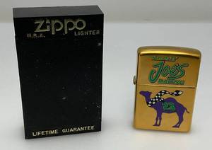 lot 57 image: Vintage Smokin Joes Racing Camel Cigarettes ZIPPO In Original Box (New Old Stock)
