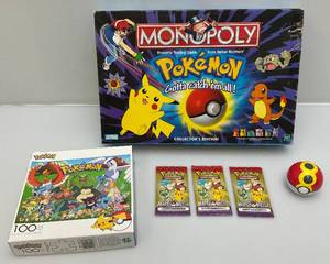 lot 59 image: Misc. POKEMON Collectible Items