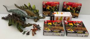 lot 64 image: Misc. Vintage Jurassic Park Action Figure Sets (NIB) & Dinosaurs