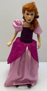 Vintage Limited Edition Disney "CINDERELLA'S" Evil Step Sister Porcelain Doll 18" With Stand