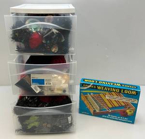 lot 80 image: Misc. Yarn In Three Drawer Cabinet