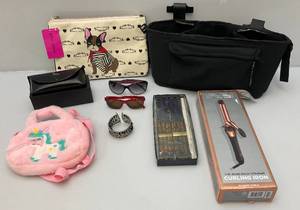 lot 83 image: Misc. Handbags, Sunglasses & More Including Betsey Johnson Dog Purse & More