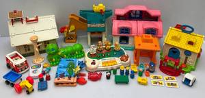 lot 142 image: Misc. Vintage Fisher Price Toys Including Lift & Load Depot & More
