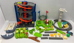 lot 143 image: Misc. HotWheel Track Items Including Mario & More