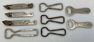 lot 152 image: Vintage Beer Advertisement Bottle Openers Including HAMMs & More