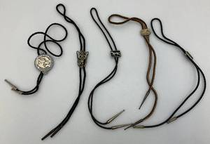 lot 180 image: Misc. Vintage Bolo Ties