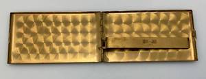 lot 182 image: Vintage Rho-Jan US States Cigarette Case (With Monogram) 3 x 5