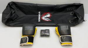 lot 193 image: Vensmuste Punching BagWrist Wraps With Title Boxing Gloves