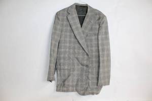 lot 12 image: Sheldon Aristocrat Mens Plaid Wool Blend Jacket - Made in Uruguay