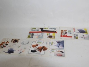 lot 24 image: Set of 3 Secret Life of Pets Decorative Posters