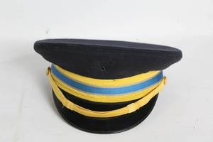 lot 33 image: Vintage Berkshire Deluxe Military Dress Cap Size 7