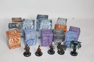 lot 37 image: Mage Knight Sinister and Uprising Collectible Miniatures Set