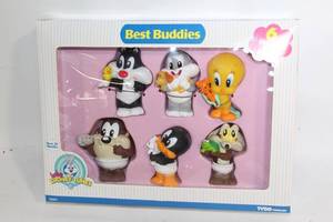 lot A-43 image: Looney Tunes Baby Best Buddies 6 Chunky Play Figures