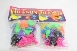 lot 51 image: Set of 2 Packs Lisa Frank Halloween Party Favor Frightening Rings