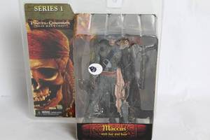 lot A-85 image: Pirates of the Caribbean Maccus Action Figure with Axe and Base