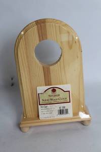lot 87 image: Solid Wood Arch Clock by Walnut Hollow - Sealed