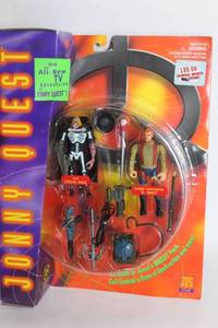 lot A-91 image: Jonny Quest Action Figures Set - Evil Ezekial Rage & Jungle Commando Dr. Quest