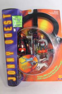 lot A-93 image: Jonny Quest Silent Storm Jessie & Night Stryker Action Figures