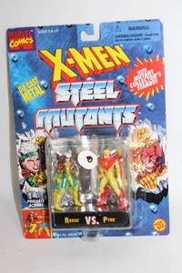 lot A-136 image: X-Men Steel Mutants Rogue vs. Pyro Action Figure Set