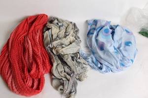lot 196 image: Set of 3 Fashion Scarves in Various Designs