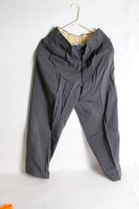 lot 230 image: Mens Gray Casual Trousers with Beige Lining