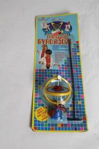 lot 247 image: Vintage Toy Gyroscope with Die-Cast Fly Wheel