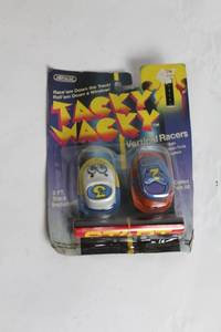 lot 248 image: Vintage 1987 Tacky Wacky Vertical Racers by Impulse Ltd - Sealed