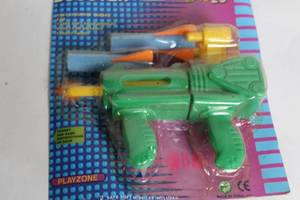 lot 264 image: Mini Booster Toy Foam Dart Gun with Target and Darts